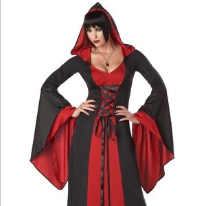 Plus Size Deluxe Hooded Gown Costume